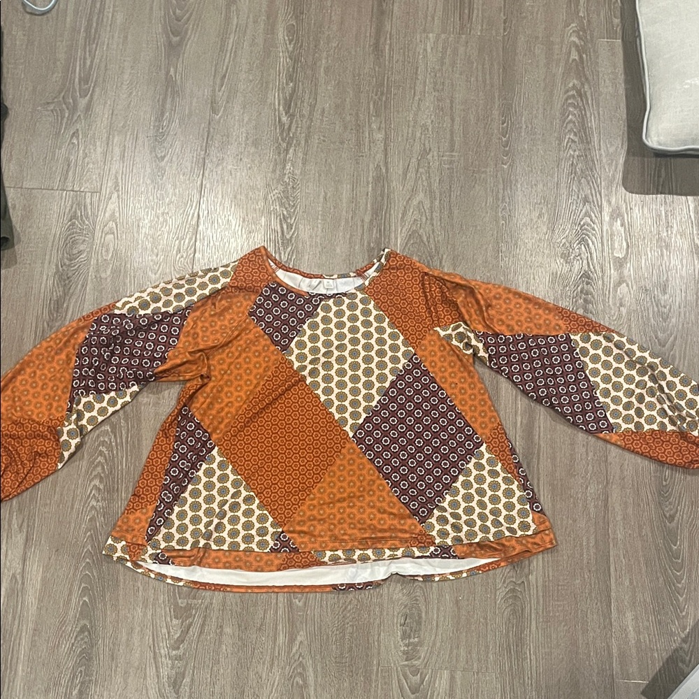 Cato Multicolor Patterned Blouse - image 1